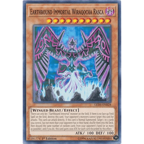 Earthbound Immortal Wiraqocha Rasca - LED5-EN028 - Common