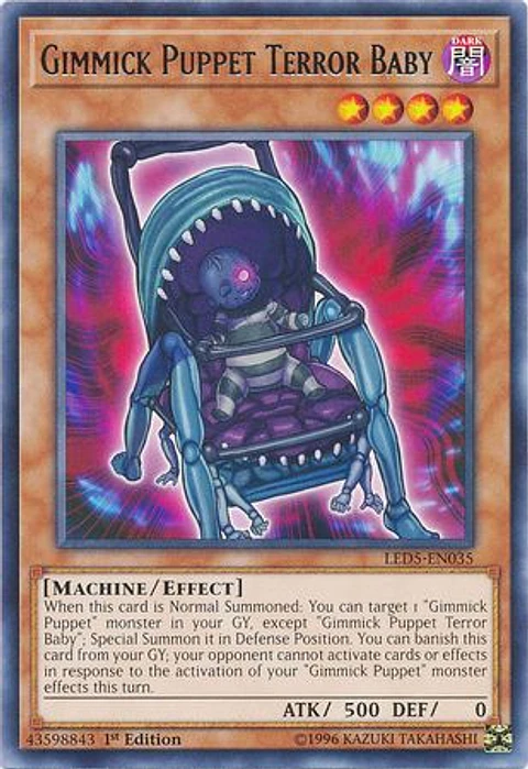 Gimmick Puppet Terror Baby - LED5-EN035 - Rare