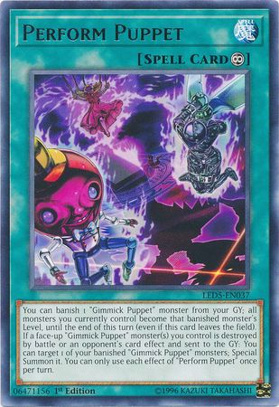 Perform Puppet - LED5-EN037 - Rare  1