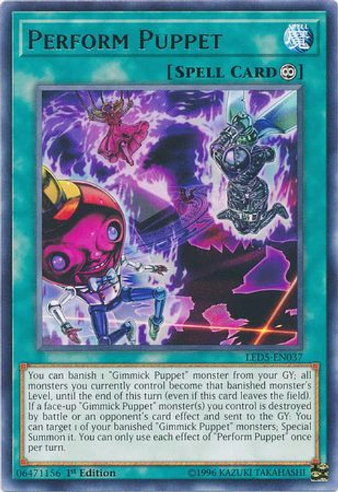 Perform Puppet - LED5-EN037 - Rare 