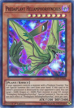 Predaplant Heliamphorhynchus - LED5-EN046 - Super Rare  1