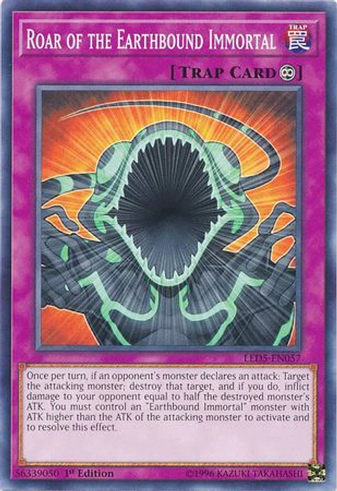 Roar of the Earthbound Immortal - LED5-EN057 - Common