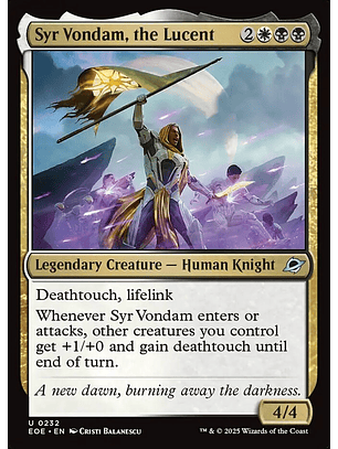 Syr Vondam, the Lucent - EOE - Uncommon 