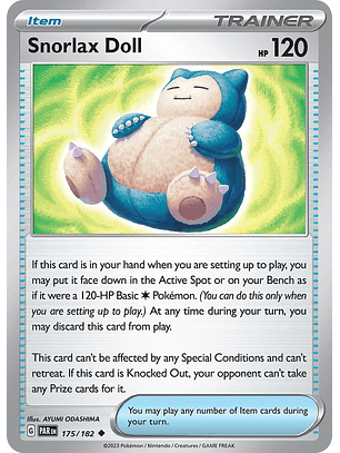 Snorlax Doll - 175/182 - Uncommon - PAR