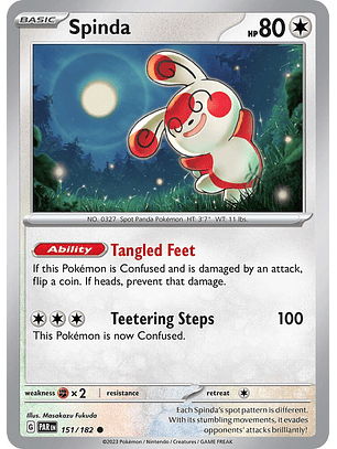 Spinda - 151/182 - Common - PAR