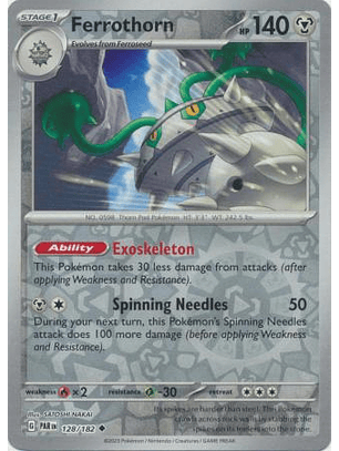 Ferrothorn - 128/182 - Uncommon - PAR