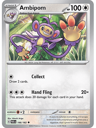 Ambipom - 146/182 - Uncommon - PAR