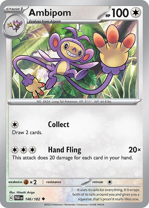 Ambipom - 146/182 - Uncommon - PAR