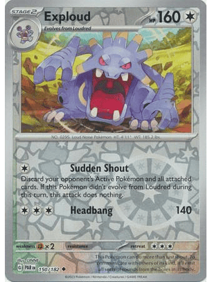 Exploud - 150/182 - Uncommon - PAR