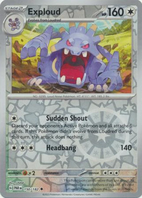 Exploud - 150/182 - Uncommon - PAR