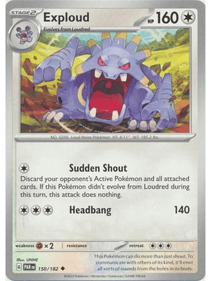 Exploud - 150/182 - Uncommon - PAR