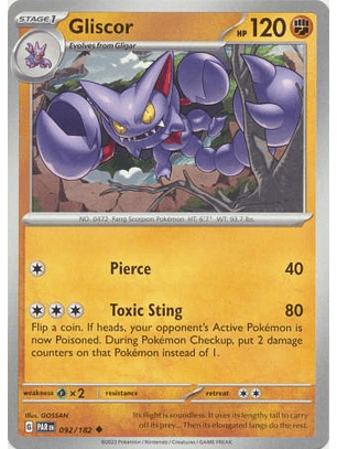 Gliscor - 092/182 - Uncommon - PAR