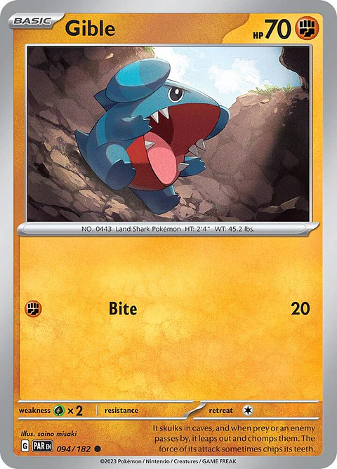 Gible - 094/182 - Common - PAR