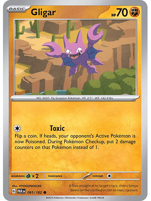 Gligar - 091/182 - Common - PAR