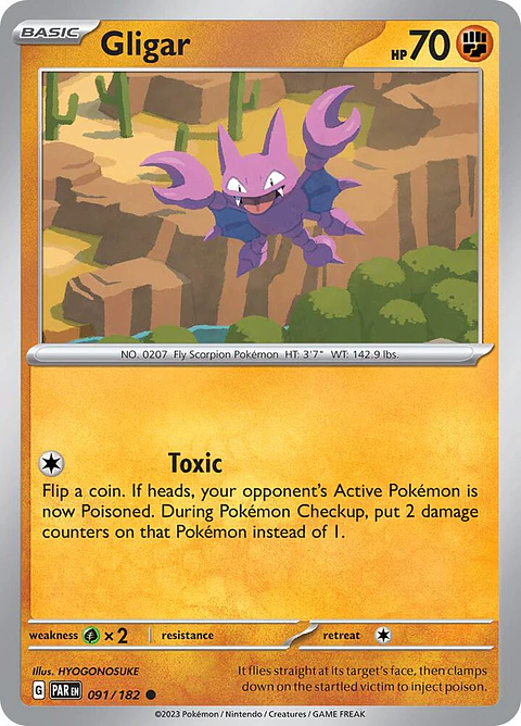 Gligar - 091/182 - Common - PAR