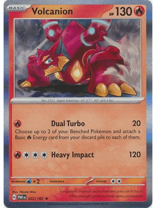 Volcanion - 022/182 - Holo Rare - PAR