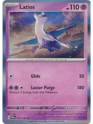 Latios - 073/182 - Rare - PAR
