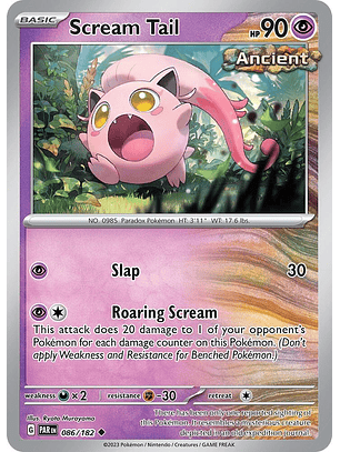 Scream Tail - 086/182 - Uncommon - PAR