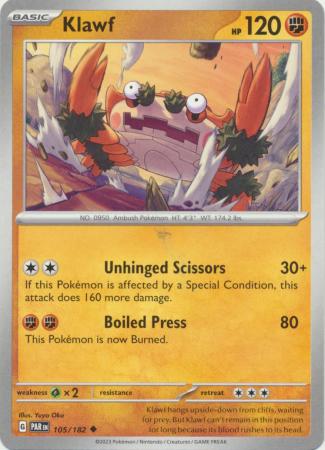 Klawf - 105/182 - Uncommon - PAR 1