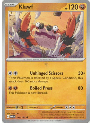 Klawf - 105/182 - Uncommon - PAR
