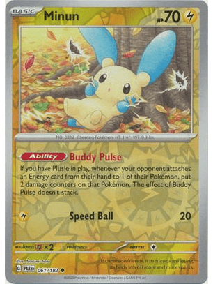 Minun - 061/182 - Common - PAR