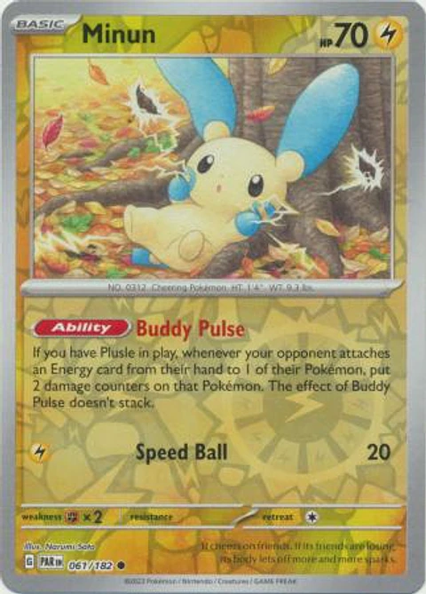 Minun - 061/182 - Common - PAR