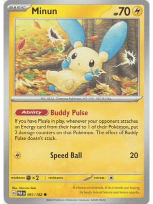 Minun - 061/182 - Common - PAR