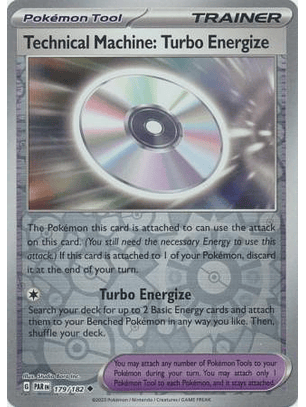 Technical Machine: Turbo Energize - 179/182 - Uncommon - PAR