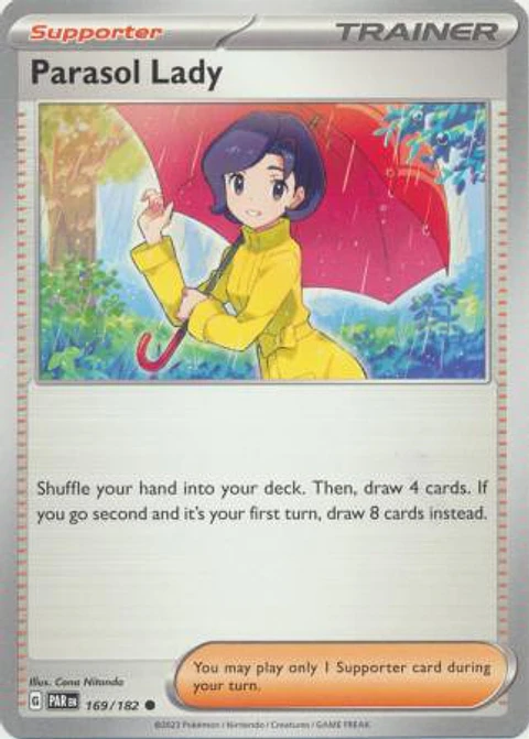 Parasol Lady - 169/182 - Common - PAR