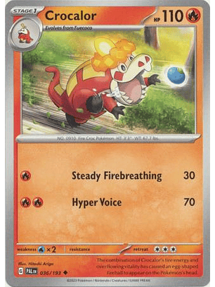 Crocalor - 036/193 - Uncommon - PAL