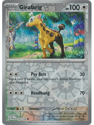 Girafarig - 154/193 - Common - PAL