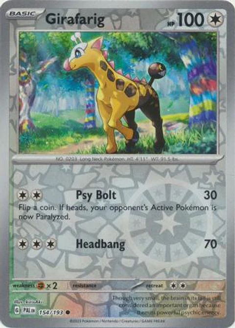 Girafarig - 154/193 - Common - PAL