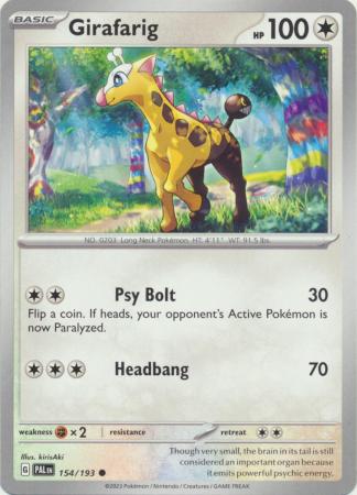 Girafarig - 154/193 - Common - PAL 2