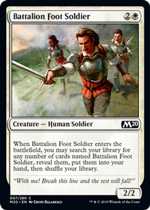 Battalion Foot Soldier - M20 - C