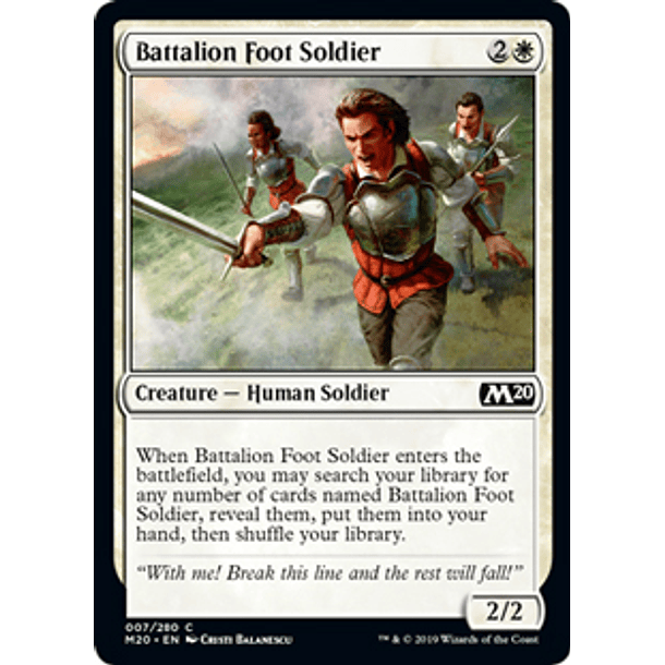 Battalion Foot Soldier - M20 - C