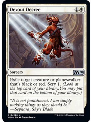 Devout Decree - M20 - U