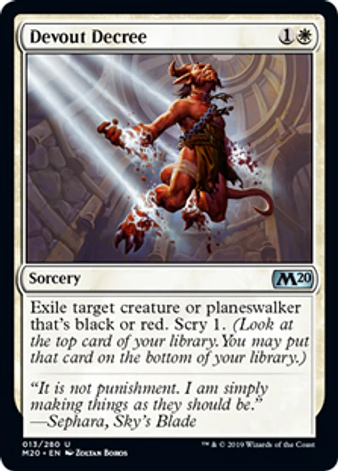 Devout Decree - M20 - U