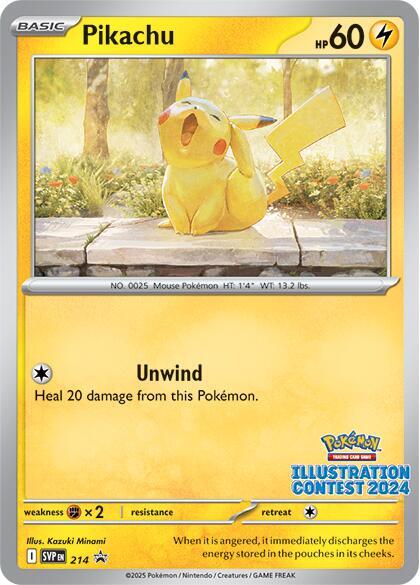 Pikachu - 214 (Illustration Contest 2024) - SV: Scarlet & Violet Promo Cards (SVP) 1