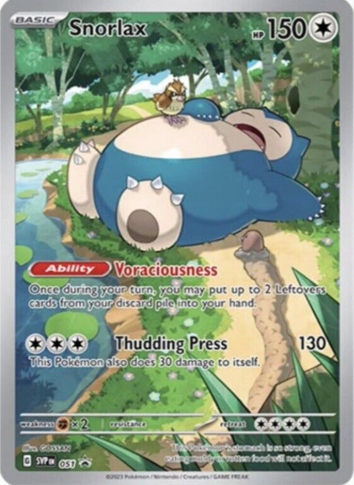 Snorlax - 051 - SV: Cartas Promocionales Escarlata y Violeta (SVP) 1