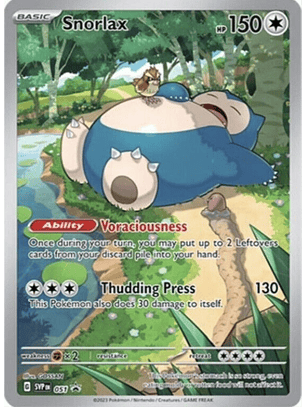 Snorlax - 051 - SV: Cartas Promocionales Escarlata y Violeta (SVP)