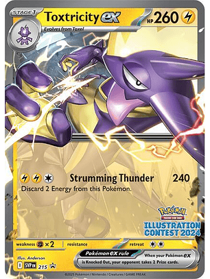 Toxtricity ex - 215 (Illustration Contest 2024) - SV: Scarlet & Violet Promo Cards (SVP)