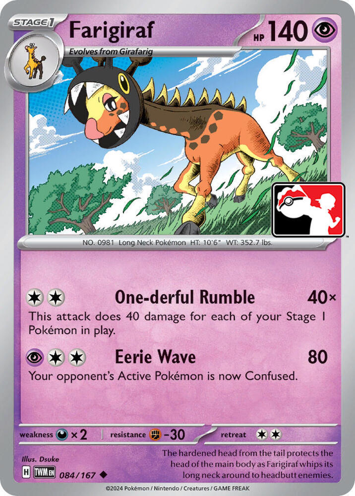 Farigiraf - 084/167 - Uncommon - TWM 3