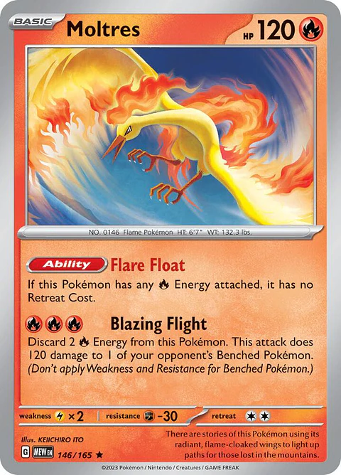 Moltres - 146/165 - Common - MEW