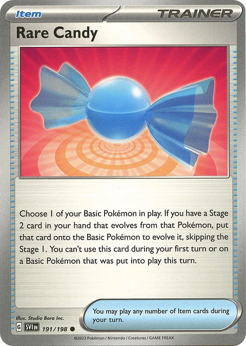 Rare Candy - 191/198 - Common - SVI