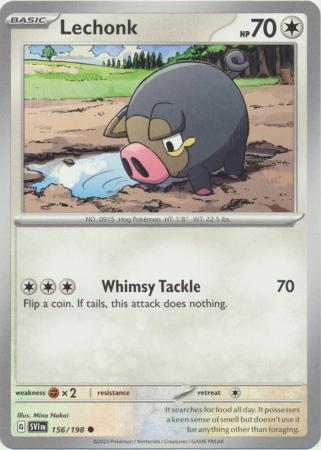 Lechonk - 156/198 - Common - SVI 2