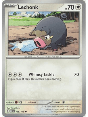 Lechonk - 156/198 - Common - SVI