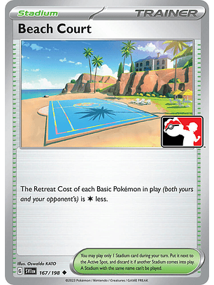 Beach Court - 167/198 - Uncommon - SVI