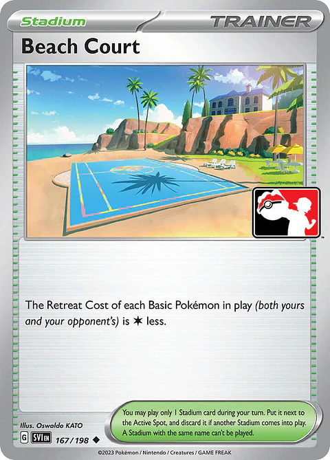Beach Court - 167/198 - Uncommon - SVI