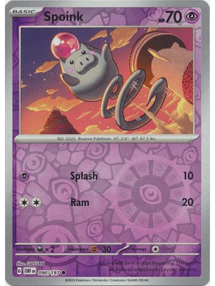 Spoink - 090/197 - Common - OBF