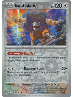 Bouffalant - 174/197 - Uncommon - OBF